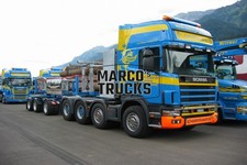 LKW Foto Scania 164G 580 Langholz-Transporter Schweiz blau Martin Wittwer #k2wj