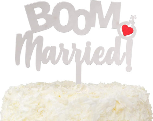 Boom married cake - boom,
