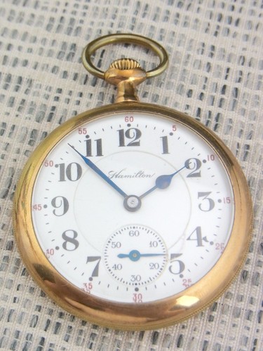 Alte taschenuhr hamilton - taschenuhr,