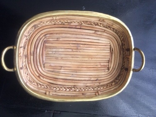 Bambus rattan messing - bambus,