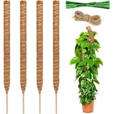 Moss Pole For Indoor Climbing Plant Coco Coir Pole House Plant Stakes Support UK
