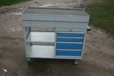Werkstattwagen Werkbank Werzeugwagen fahrbar   Teleskopauszug