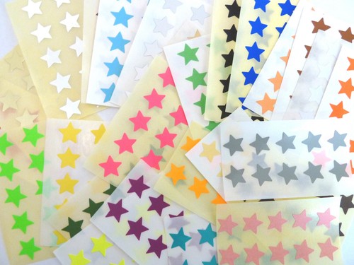 15mm star farbe code aufkleber - 15mm,
