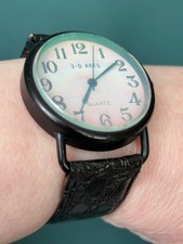 Vintage arts hologramm - hologramm, uhr