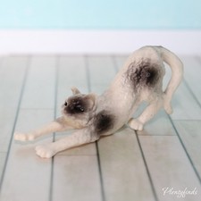 Katze Miniatur Tier Figur