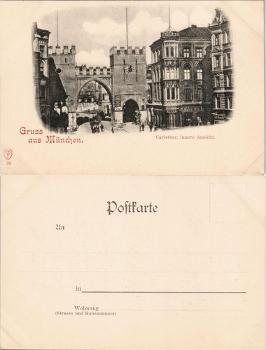 Ansichtskarte münchen - ansichtskarte,