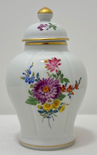 Meissen teedose blume - meissen,