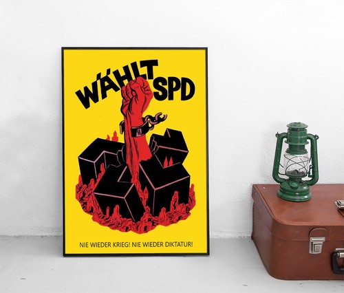 Poster spd nie - spd, wieder