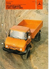 Unimog "Allrad-Fahrgestelle" U 600 L, U 800 L, U 1100L - Prospekt 09.77 *