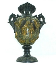 XXL Keramikvase Urnenvase ca. 1860 Villeroy & Boch ?
