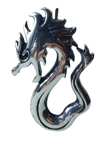 Edelstahl anhänger drache - edelstahl-anhänger,