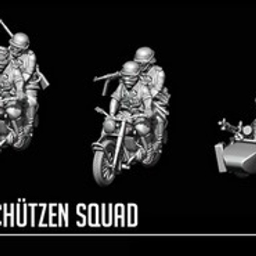 28mm afrika korps kradschutzen - afrika,