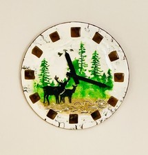 Glasuhr wanduhr hirsch - wanduhr/,