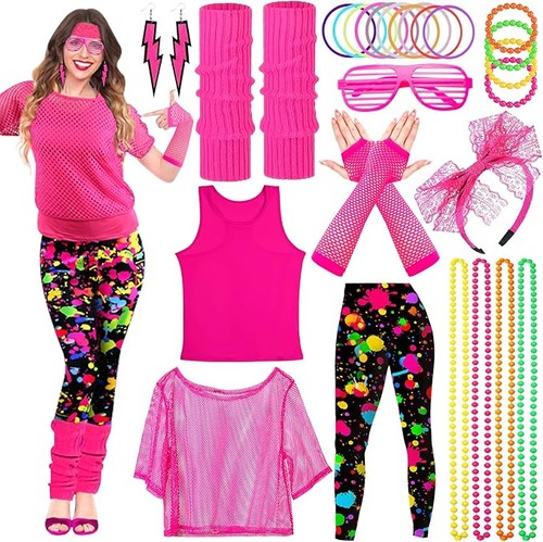 80er jahre outfit damen - 80er,
