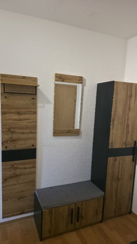 Wandgarderobe aus holz - holz, zur