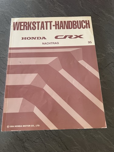 Honda crx nachtrag - honda,