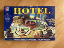 MB Hotel Brettspiel 1996 blaue Ausgabe - Gebraucht Ohne Laternen