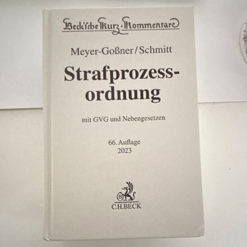 Beck strafprozessordnung - c.h.beck,