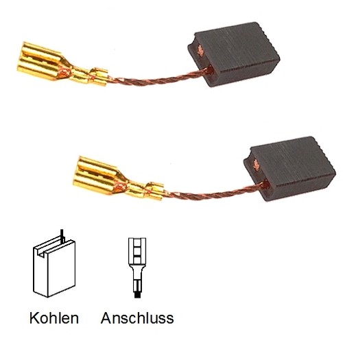 Kohlebürsten aeg 1000 125 - kohlebürsten,