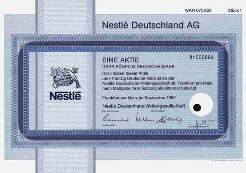 Nestle deutschland 1987 - nestle,