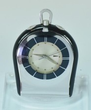 Reisewecker Jaeger Le Coultre Memovox 1960 Alarm Uhr mit Etui Sammlerstück