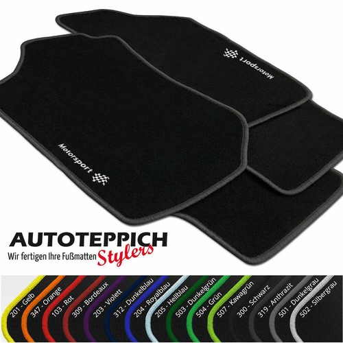 Fußmatten stick motorsport - fußmatten,
