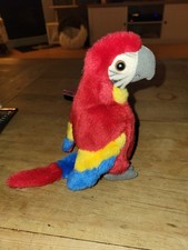 WWF Plüschtier Hellroter Ara Papagei Kuscheltier Stofftier 