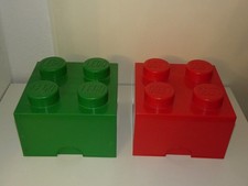 LEGO Storage Brick 4er kiste Aufbewahrung Box stapelbar set 2.WAHL