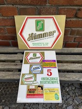 Blechschild hümmer bier - 2x,