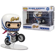 Evel Knievel mit Motorrad