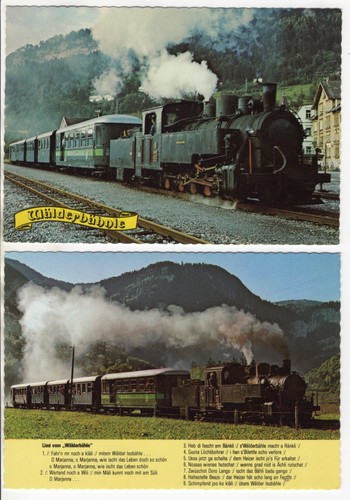 Eisenbahn 2 alte karten - ak,