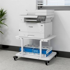 Mobiler Druckerwagen Holz