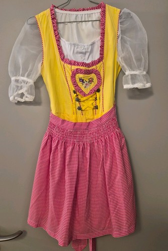 Dirndl tlg bluse schürze - dirndl, 3-tlg