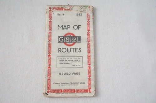 1933 karte von london - karte,