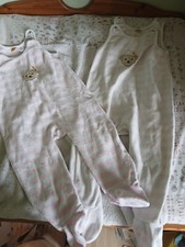 2 Steiff Strampler, Größe: 80 Baumwolle, Streifen