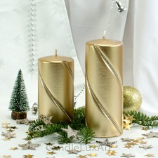 Stumpen Kerzen gedrehte