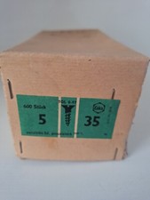 DDR ESKA Schlitzschrauben Holzschrauben 5 x 35 mm verzinkt ca. 2,3 kg