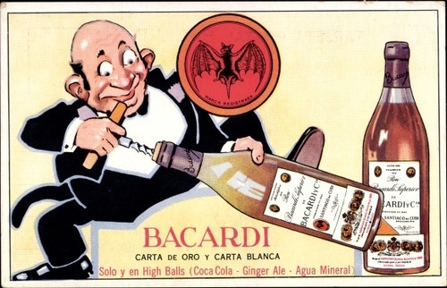 Reklame bacardi rum - ak,