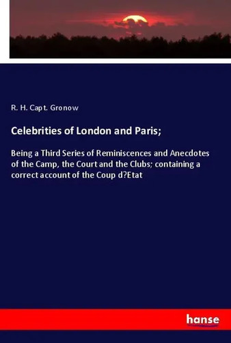 Capt gronow - r., |