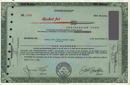 Rocket jet engineering corp - jet,