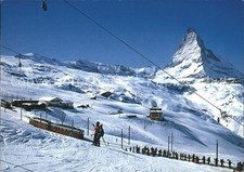 Zermatt VS Skilift Riffelberg Gornergratbahn Matterhorn