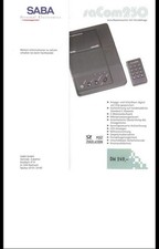 SABA SaCom 250 Anrufbeantworter mit Fernabfrage 