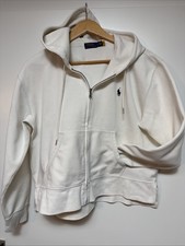 Sweatshirt Jacke Polo Ralph Lauren Weiß Damen