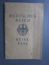 Reisepass deutsches reich - reisepass,