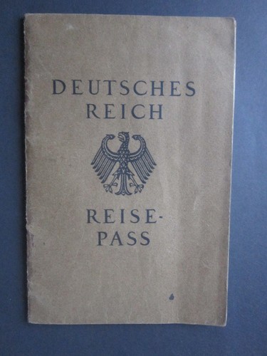 Reisepass deutsches reich - reisepass,