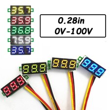 LED Voltmeter -mini Einbau