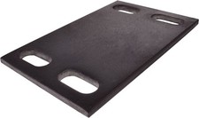 Fußplatte Eisenplatte Ankerplatte Bodenplatte Anschweißplatte Stahl 180x120x8mm