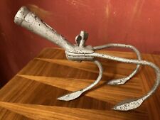 alt Gartengeräte Gartenegge Gartenhacke Eisen 3 Zack Dachbodenfund