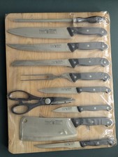 Scheffler Germany 11 teiliges Messerset mit Holzbrett