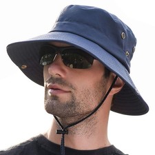 Buschhut mit Kinnband Boonie Rip Stop Schlapphut Tropenhut Sonnenhut UV-Schutz